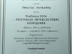 Document Înalt Patronaj Prezidențial pentru Proetnica 2024